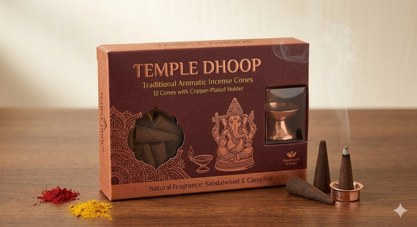 Temple Dhoop Cones Pack